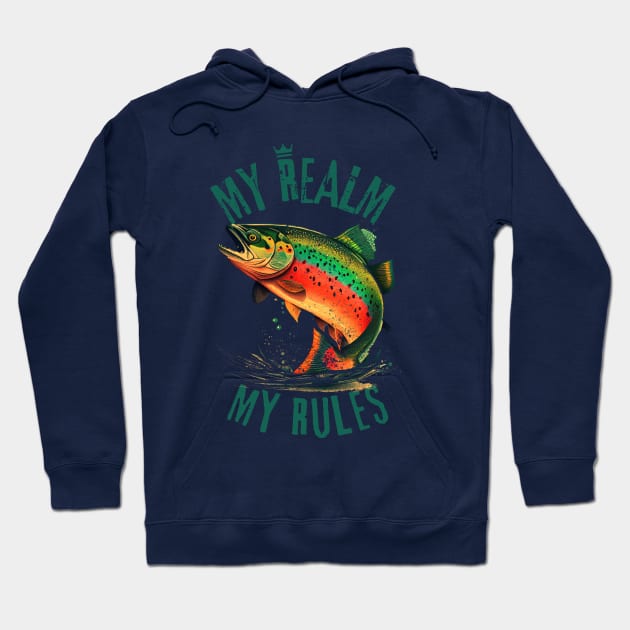 Fishing with norm, fish realm Hoodie by GraphGeek